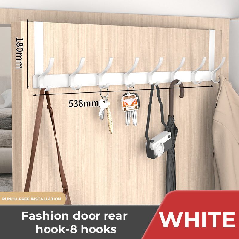 Punch-Free Door Frame Clothes Hanger Storage Rack