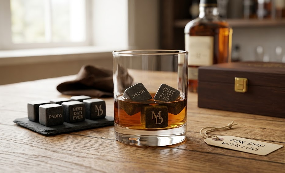 Why Custom Engraved Whiskey Stones for Dad are the Best Father's Day Gift