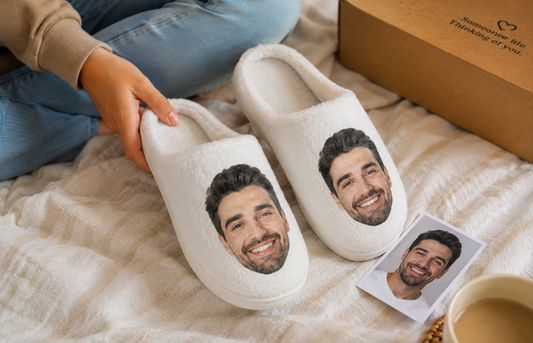 Funny Gift Ideas: Why Custom Face Slippers for Boyfriend are Going Viral