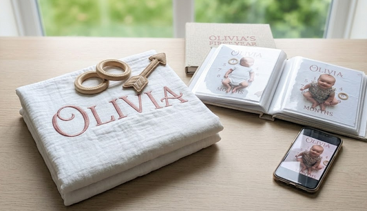 How to Track Growth with a Custom Name Embroidery Milestone Blanket