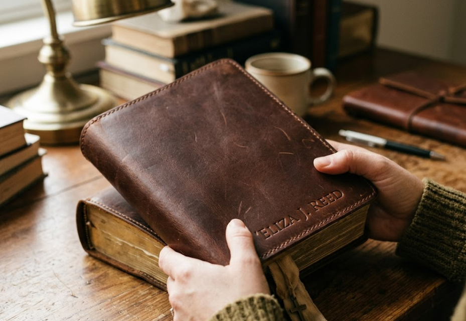 Protecting Your Faith with a Personalized Leather Bible Cover Name
