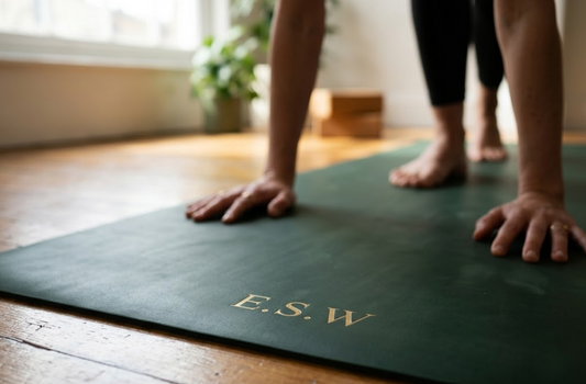 Personalizing Your Practice with a Personalized Yoga Mat with Initials Gold