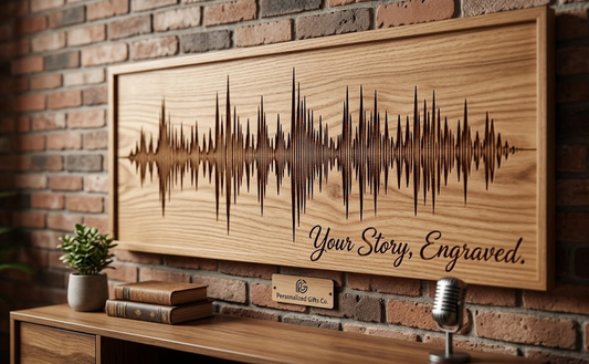 Visualizing Your Favorite Sounds with Custom Message Sound Wave Wood Art